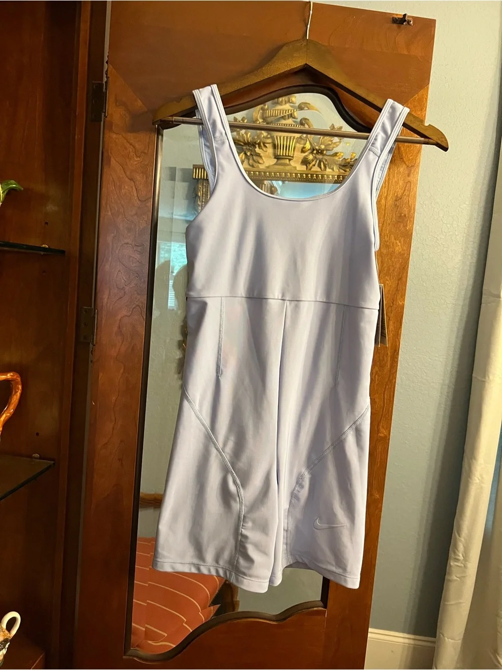 Nike Light Lavender Athletic Tank Romper